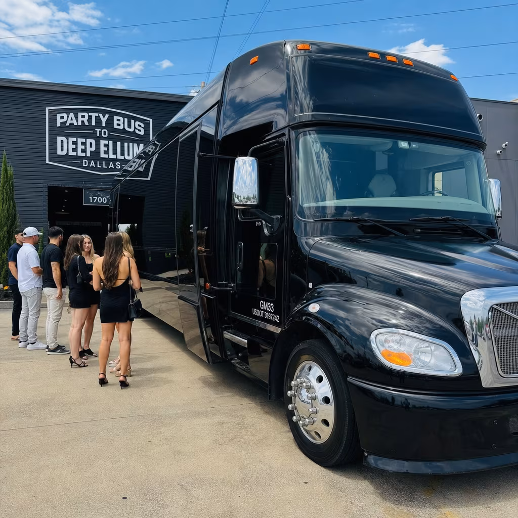 Party Bus to Deep Ellum, Dallas