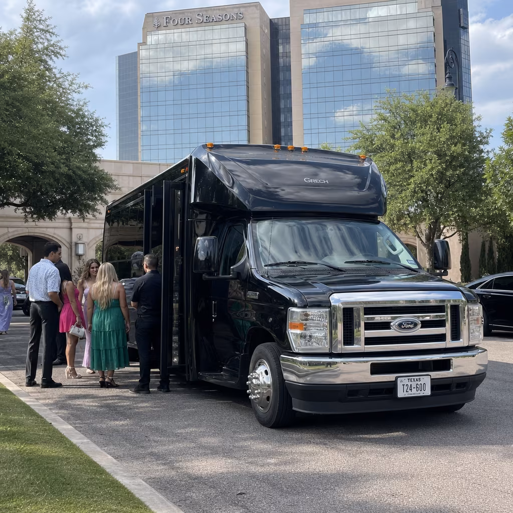 Rent a Bus to Four Seasons Resort Dallas at Las Colinas