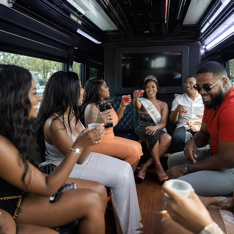 Irving Birthday Transportation fleet vehicle