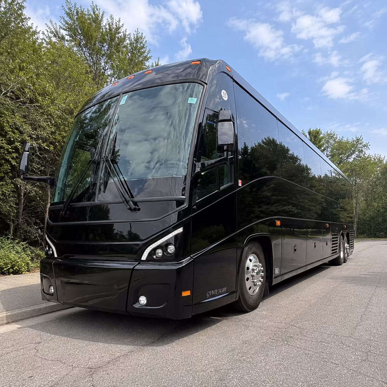 Irving Airport Shuttle & Transportation party bus exterior