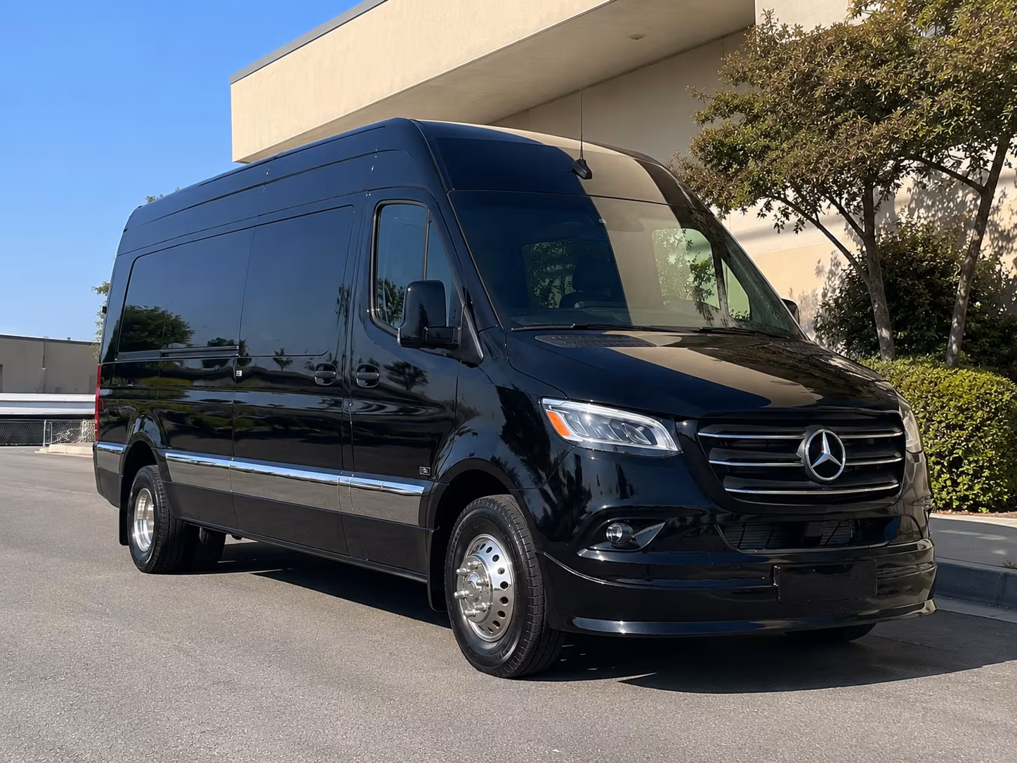 Irving Airport Shuttle & Transportation party bus exterior