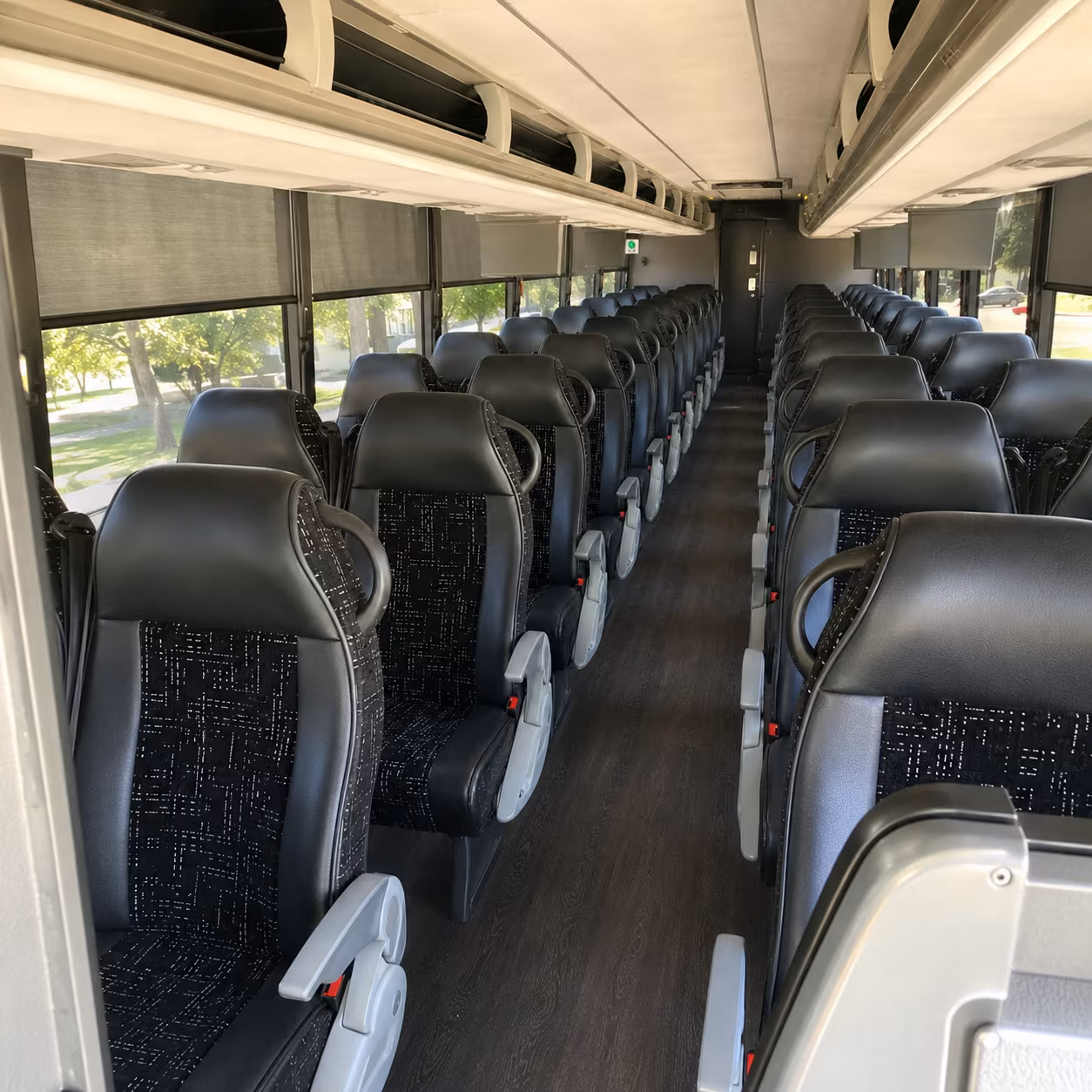 Irving Airport Shuttle & Transportation party bus interior