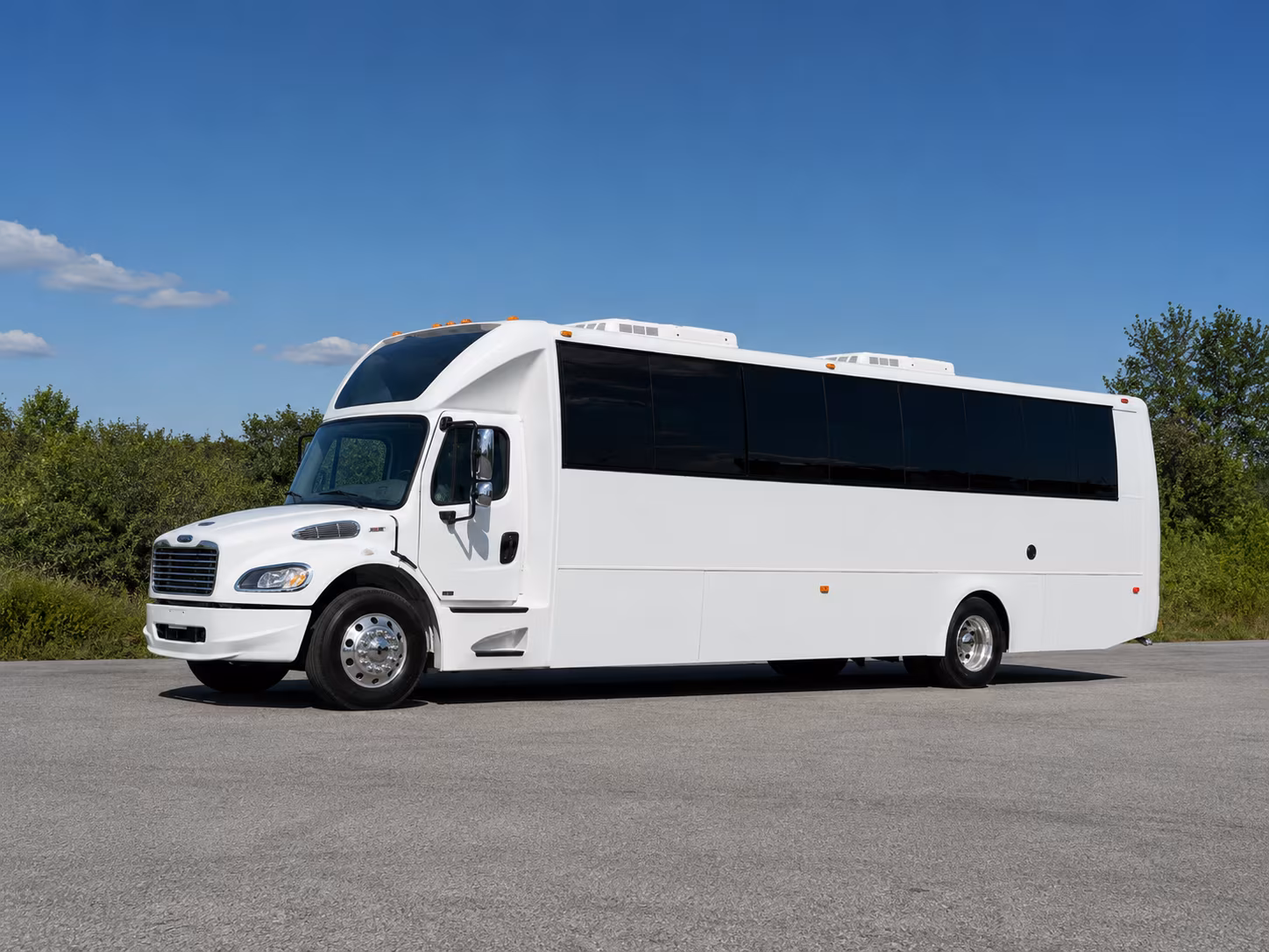Irving Bachelor & Bachelorette Transportation party bus exterior