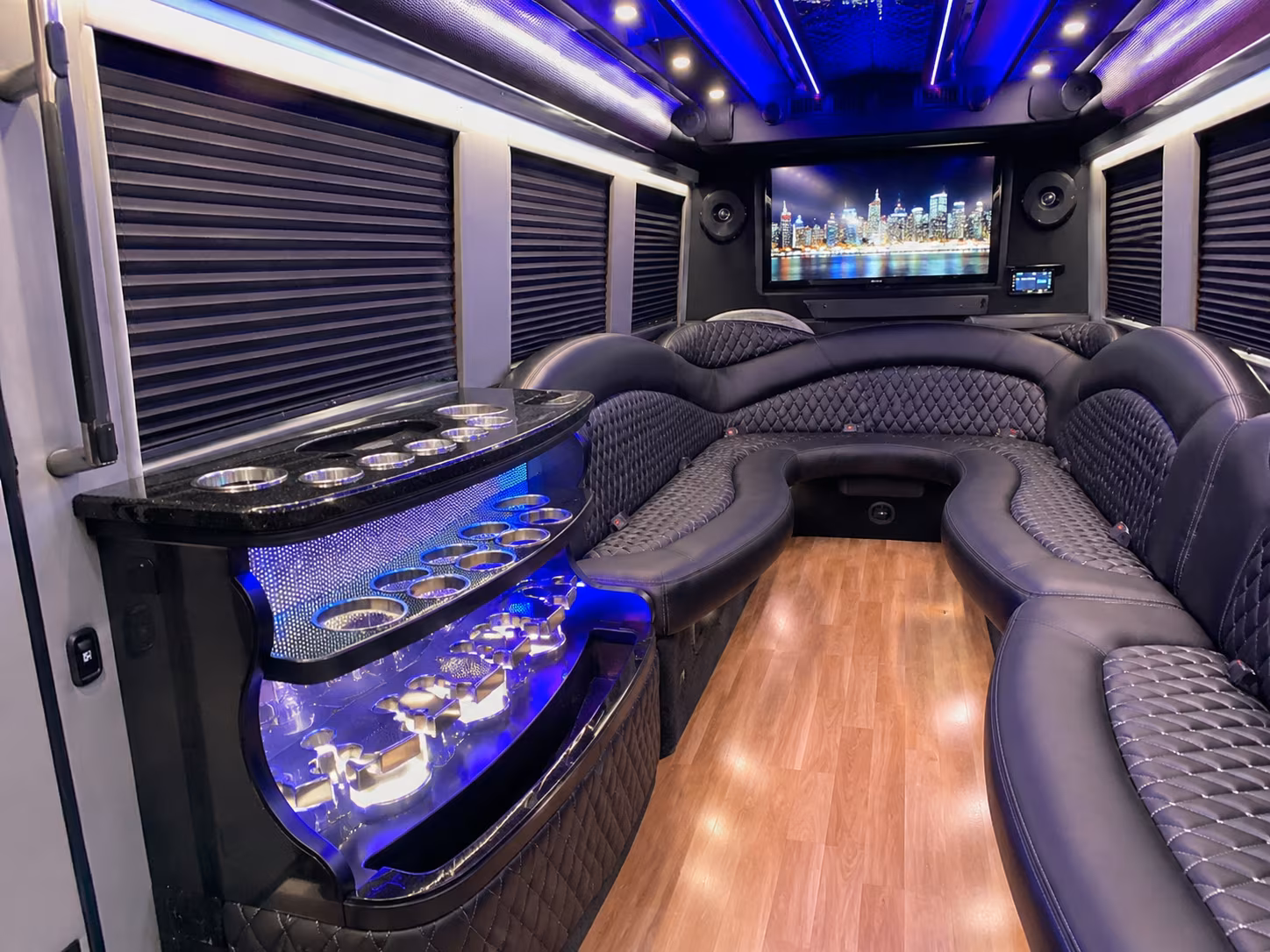 Irving Concert & Music Festival Transportation party bus exterior