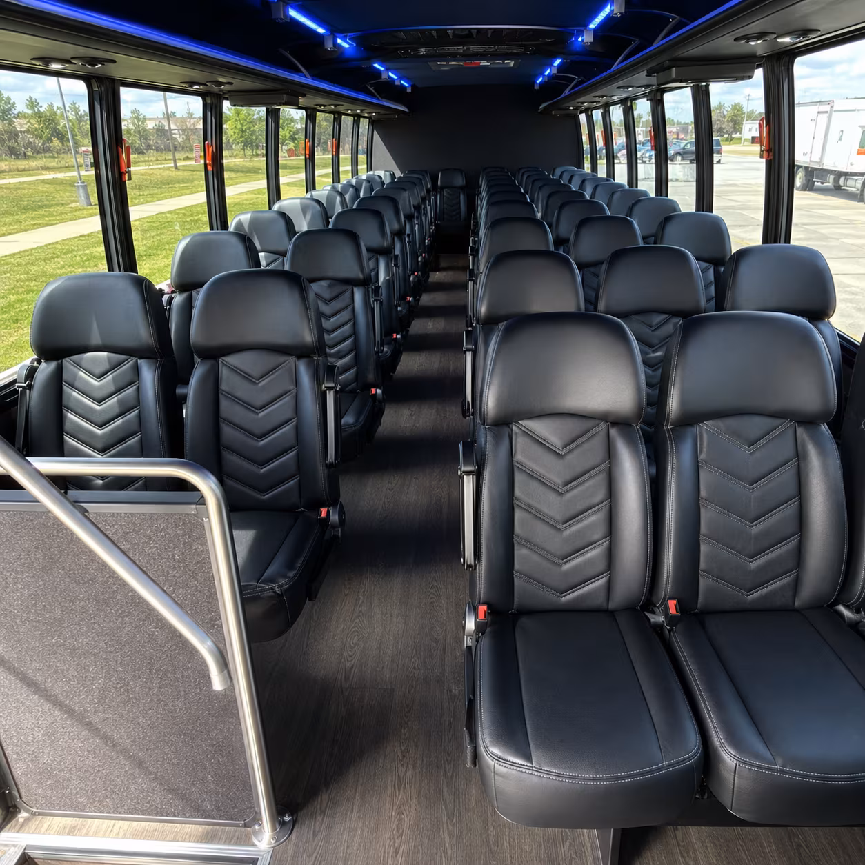 Irving Corporate Transportation party bus exterior