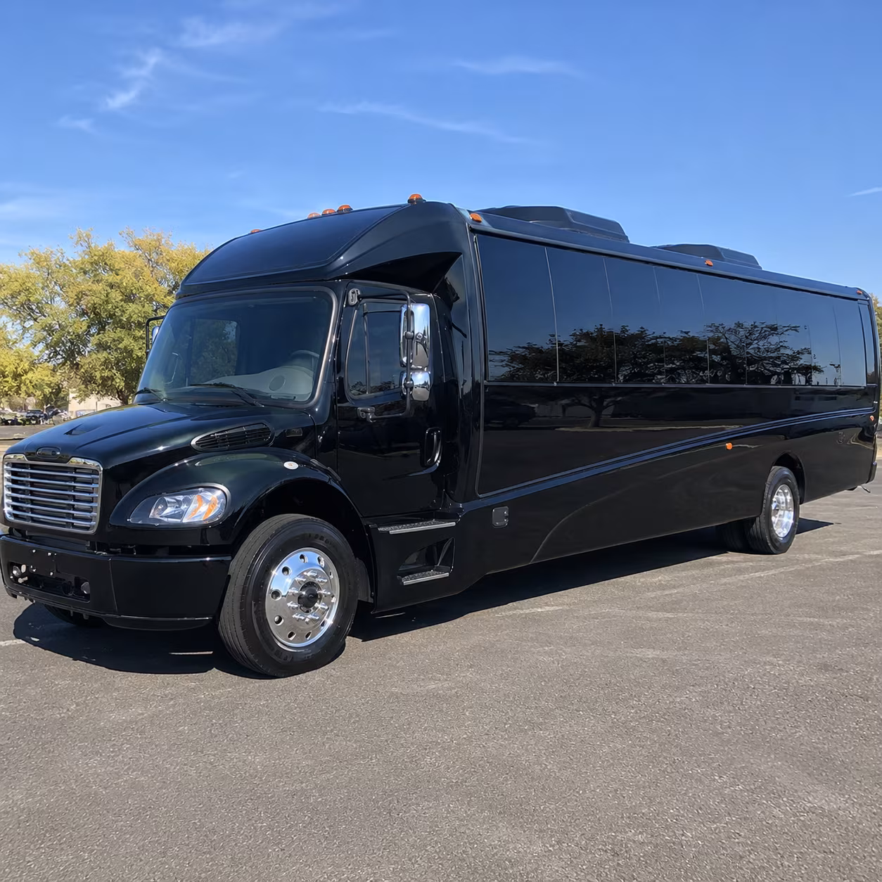 Irving Corporate Transportation party bus exterior
