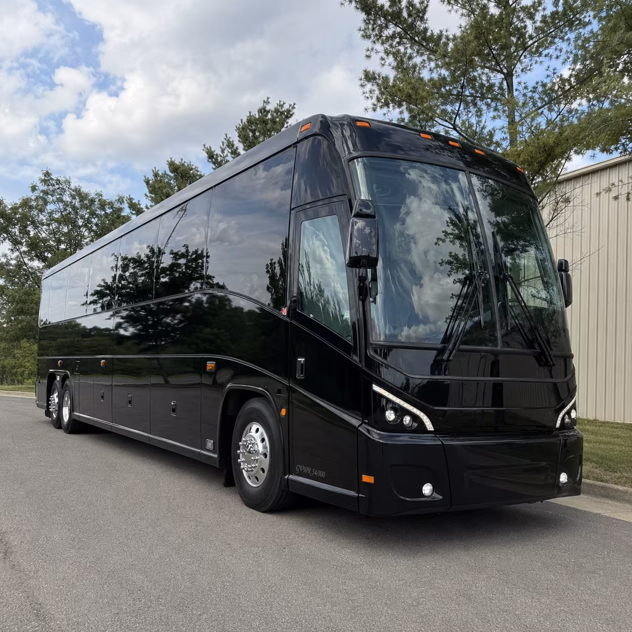 Irving Corporate Transportation party bus exterior