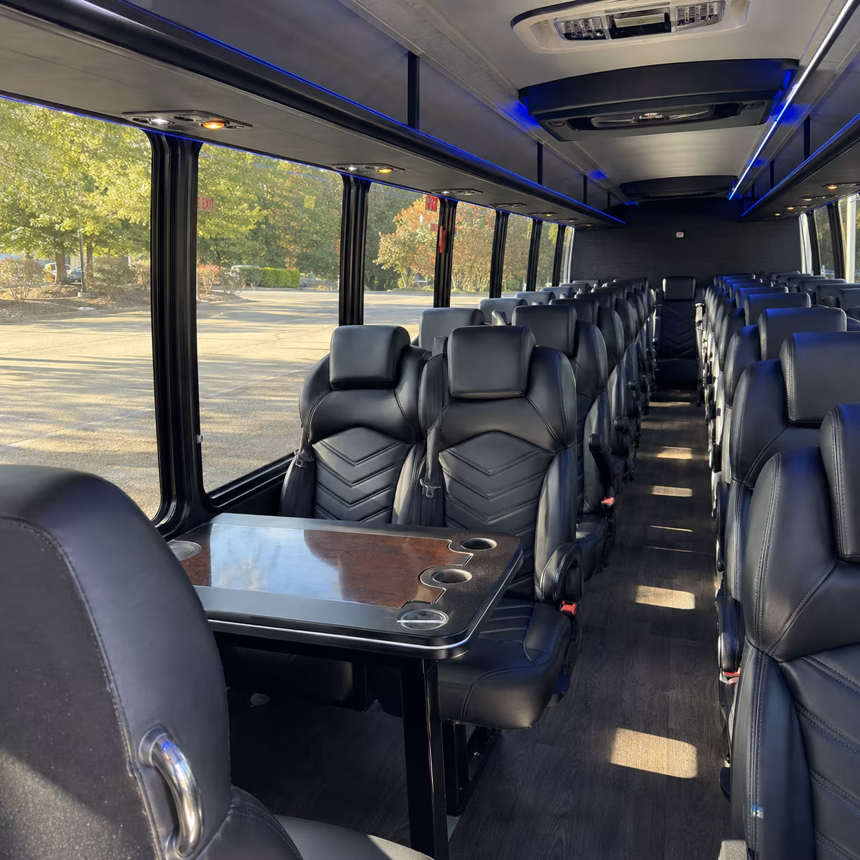 Irving Corporate Transportation party bus exterior