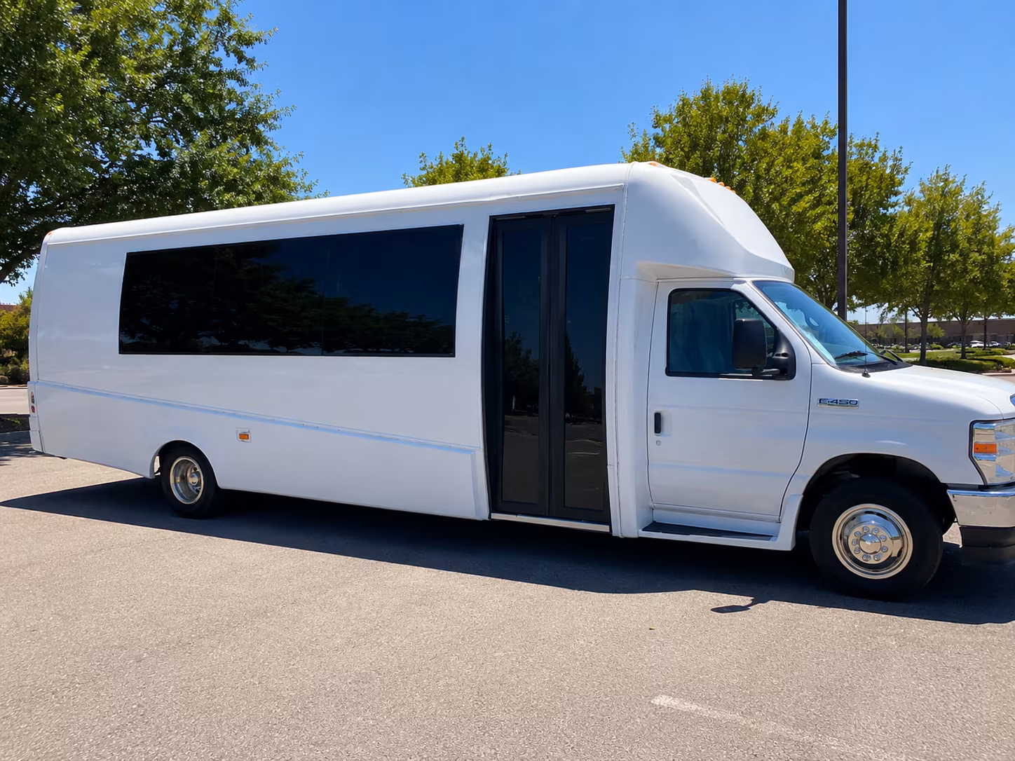 Irving Private Event Transportation party bus exterior