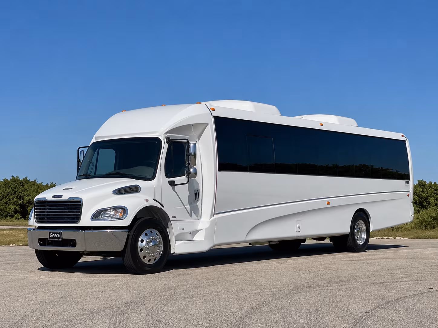 Irving Prom & Homecoming Transportation party bus exterior