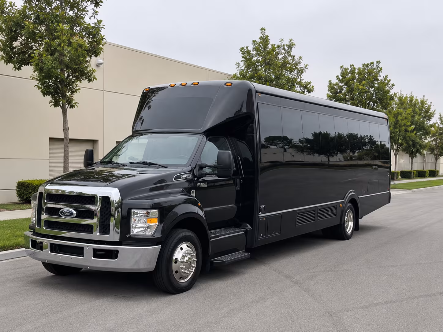 Irving Prom & Homecoming Transportation party bus exterior