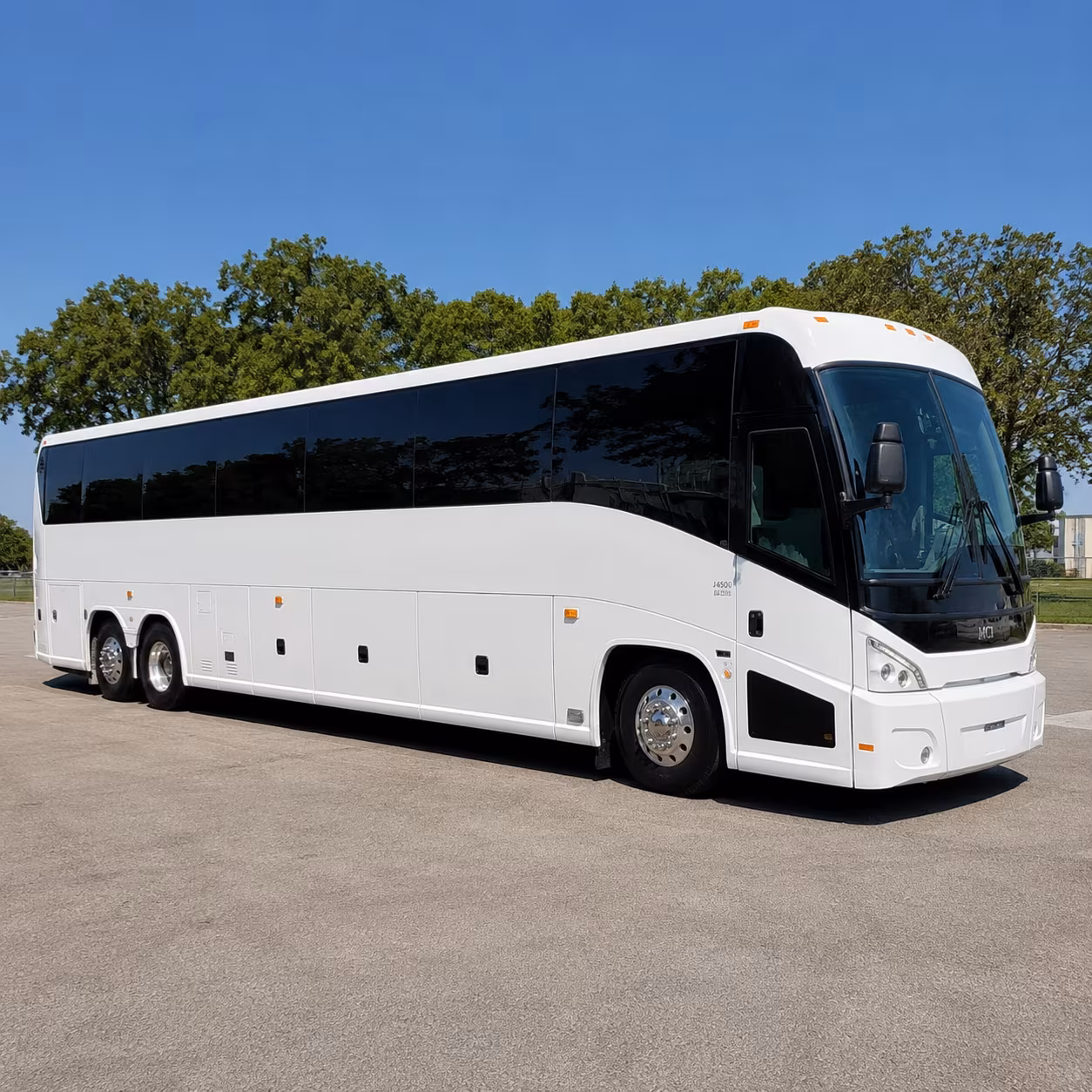 Irving School Event Transportation party bus exterior