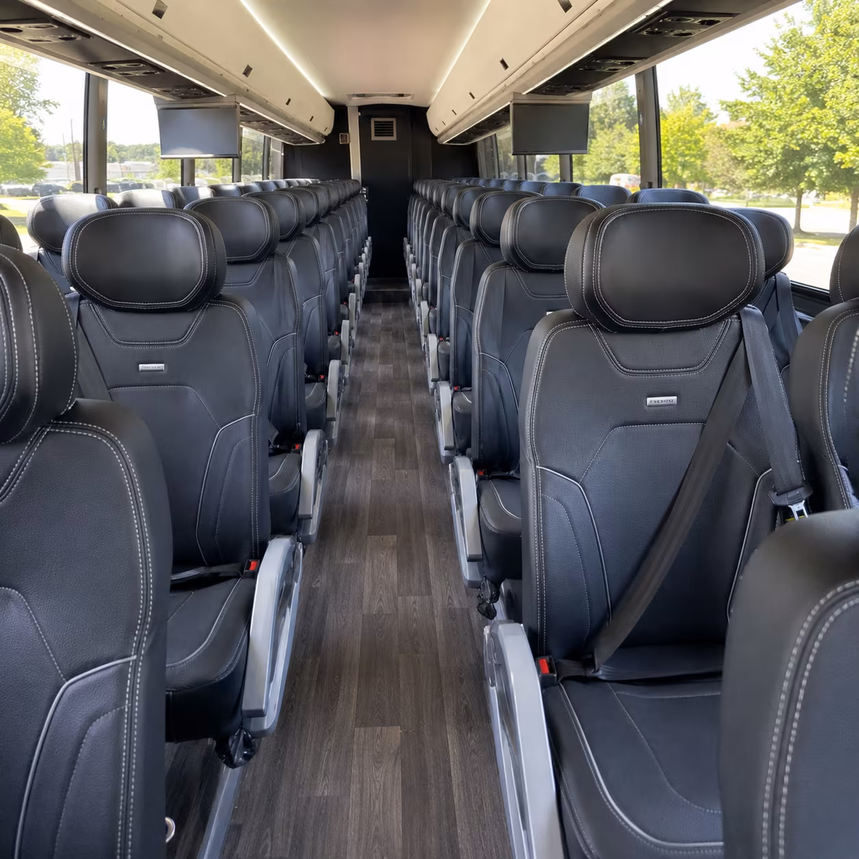 Irving School Event Transportation onboard seating