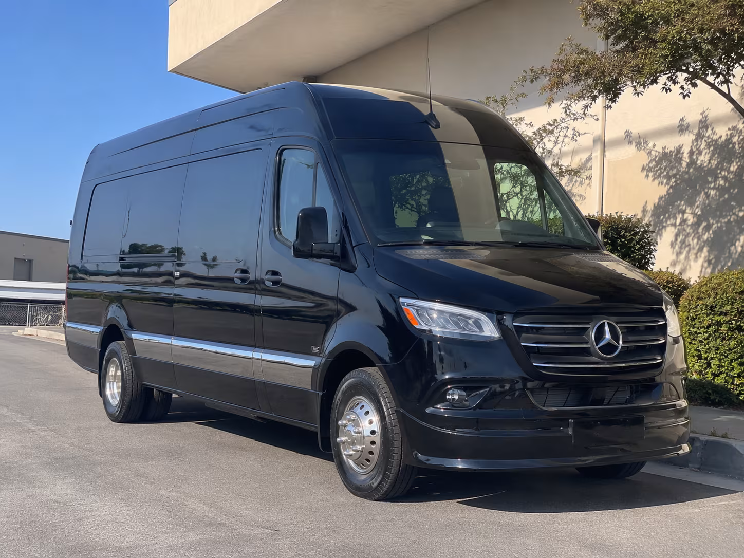 Irving School Event Transportation party bus exterior