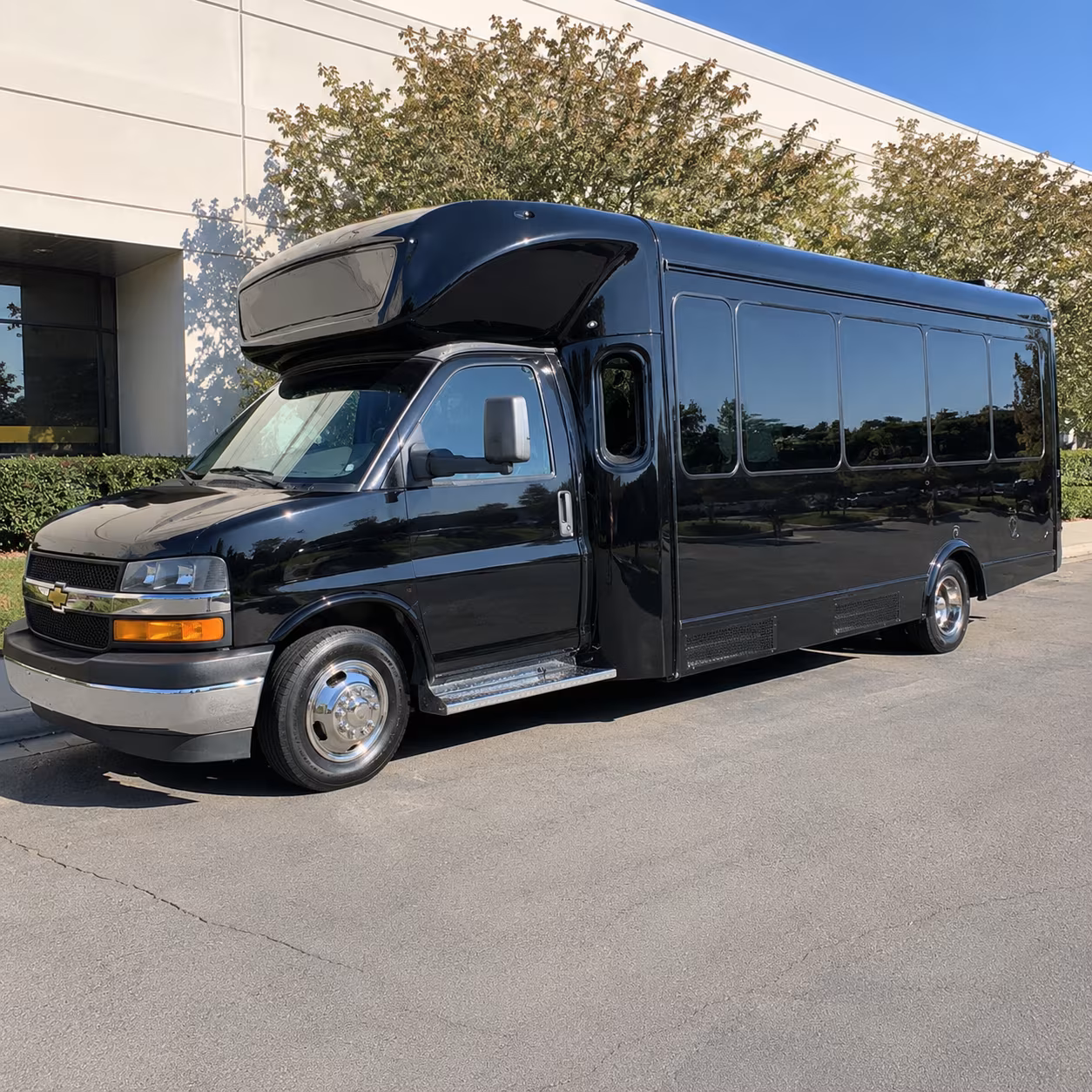 Irving Sporting Event Transportation party bus exterior