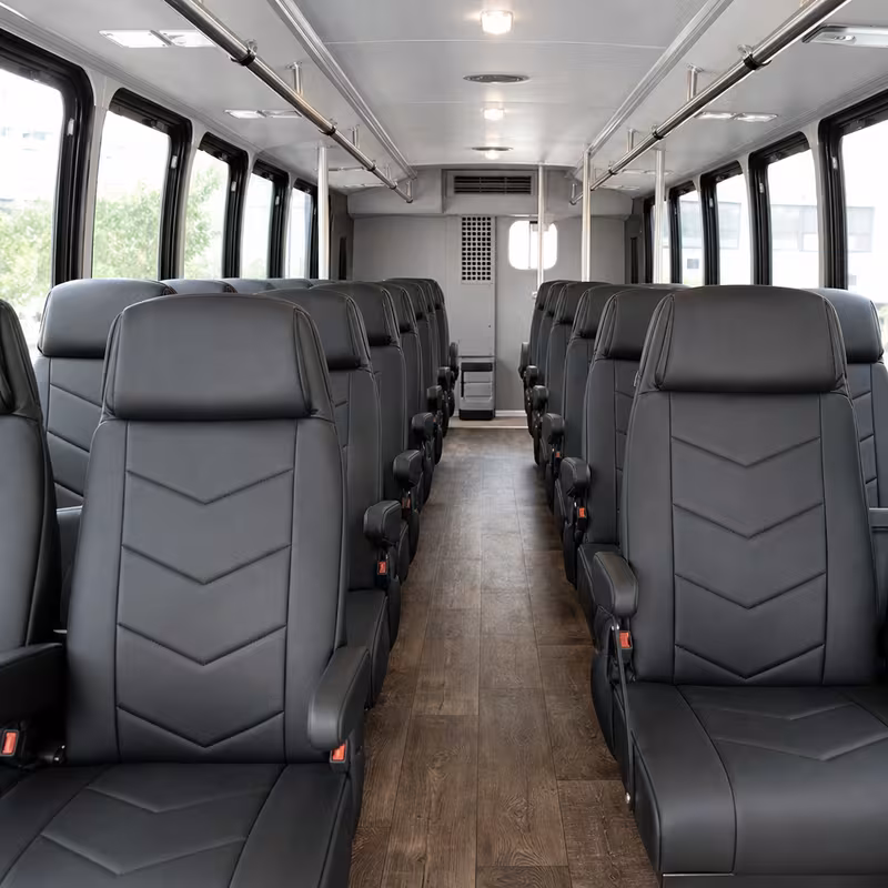 15-35 Passenger Minibus Inside