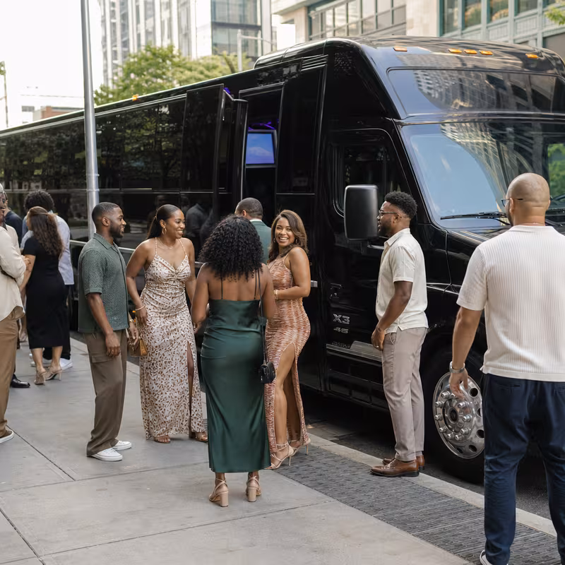 Irving Private Event Transportation fleet vehicle