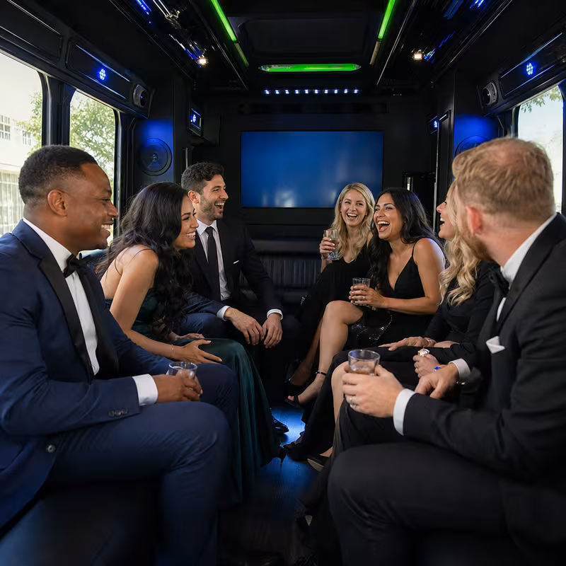 Irving Prom & Homecoming Transportation fleet vehicle