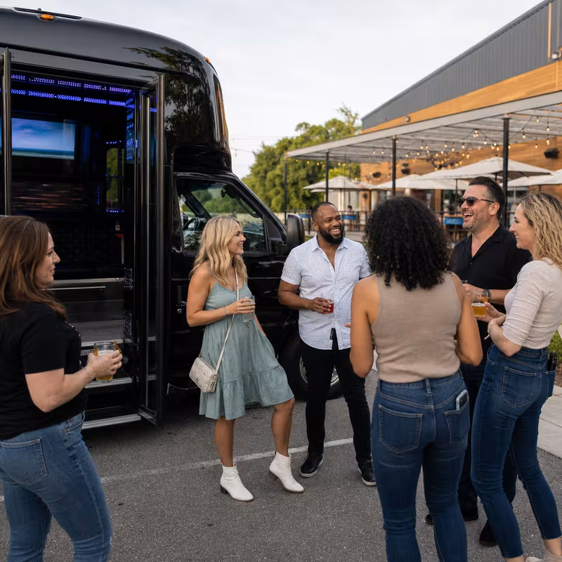Irving Winery & Brewery Tour Transportation fleet vehicle
