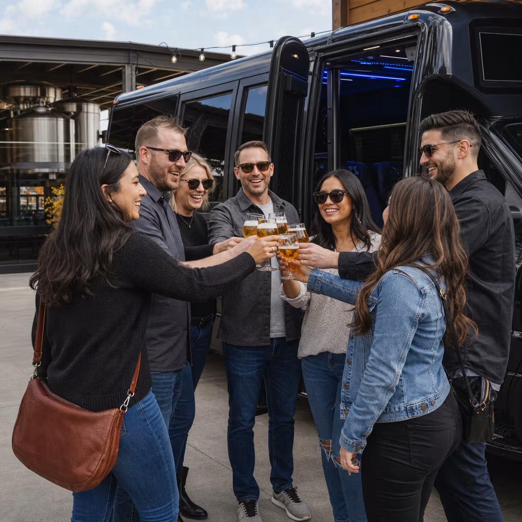 Irving Winery Tour & Pub Crawl Transportation