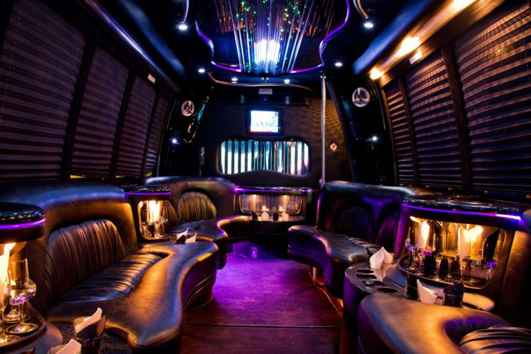 Killeen 22 Passenger Party Bus Interior
